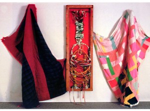 "In the Spirit of West African Senegalese Dance with Mary Alice Pace" 20 x 20 feet x 5 inches, Mixed Media, 1999    